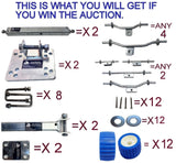 SUPER HEAVY DUTY-2 X QURD SET + 2 X DUAL WOBBLE SET FOR HEAVY TO EXTRA HEAVY BOATS.