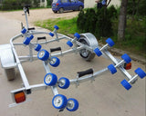 WOBBLY ROLLER SUPER HEAVY DUTY SET FOR BOAT TRAILER, 2 X SETS OF 3 & 4 SETS OF 2