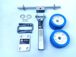 WOBBLE ROLLER DUAL  ASSEMBLY WITH ROLLER ARM FOR BOAT TRAILERS