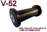 KEEL ROLLERS- 190MM TO SUIT 16MM OR 19MM SHAFT.