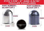 TOWBALL COVER TO SUIT 50MM, 1 7/8' & 2' COUPLING