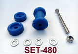 KEEL ROLLER WITH 2 X END CAPS AND 16MM BOLT FOR BOAT TRAILERS