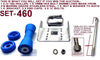 KEEL ROLLER- 200MM  POLYETHYLENE + BRACKET+'U' BOLT+ 2 X END CAPS +19MM HEX BOLT