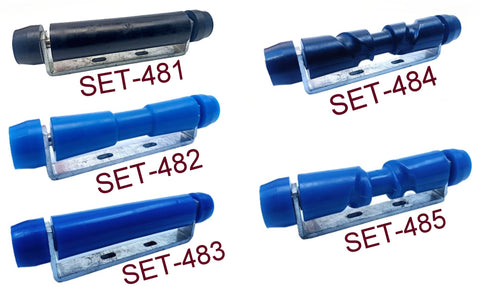 KEEL ROLLER-300MM POLYURETHANE ROLLER FOR BOAT TRAILERS WITH FULL COVER END CAPS