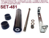 KEEL ROLLER-300MM POLYURETHANE ROLLER FOR BOAT TRAILERS WITH FULL COVER END CAPS