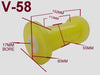 KEEL ROLLERS FOR BOAT TRAILER --150MM TO 158MM POLYURETHANE ROLLERS