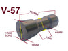 KEEL ROLLERS FOR BOAT TRAILER --150MM TO 158MM POLYURETHANE ROLLERS