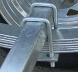 ‘U’ BOLTS SQUAR & FISH PLATE FOR LEAF SPRING BOAT TRAILERS