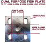 ‘U’ BOLTS SQUAR & FISH PLATE FOR LEAF SPRING BOAT TRAILERS