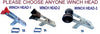JET SKI Or SMALL TO MEDIUM BOAT WINCH POST + CARRIER + 1200LBS WINCH + SNUB