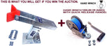 WINCH POST + CARRIER + 3000LBS(1360 KG) WINCH FOR MEADIUM TO HEAVY BOATS