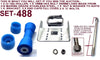 KEEL ROLLER- 200MM + BRACKET+'U' BOLT+ 2 X FULL COVER END CAPS +19MM HEX BOLT