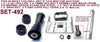 KEEL ROLLER SUPER HEAVY DUTY BRACKET+POLYURETHINE ROLLERS+END CAPS +16MM OR 19MM SHAFTS FOR BOATTRAILERS