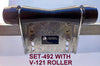KEEL ROLLER SUPER HEAVY DUTY BRACKET+POLYURETHINE ROLLERS+END CAPS +16MM OR 19MM SHAFTS FOR BOATTRAILERS