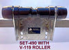 KEEL ROLLER SUPER HEAVY DUTY BRACKET+POLYURETHINE ROLLERS+END CAPS +16MM OR 19MM SHAFTS FOR BOATTRAILERS
