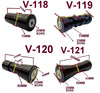 KEEL ROLLER- 200MM + 'C' BRACKET+ 2 X FULL COVER END CAPS +19MM HEX BOLT