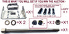 KEEL ROLLER SUPER HEAVY DUTY BRACKET+POLYURETHINE ROLLERS+END CAPS +16MM OR 19MM SHAFTS FOR BOATTRAILERS