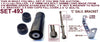 KEEL ROLLER- 200MM + 'C' BRACKET+ 2 X FULL COVER END CAPS +19MM HEX BOLT