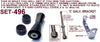 KEEL ROLLER- 200MM + 'C' BRACKET+ 2 X FULL COVER END CAPS +19MM HEX BOLT