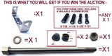 KEEL ROLLER- 200MM + 'C' BRACKET+ 2 X FULL COVER END CAPS +19MM HEX BOLT