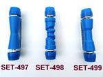 KEEL POLYETHYLENE ROLLER- 200MM + BRACKET+2 X FULL COVER END CAPS +19MM HEX BOLT