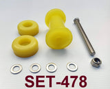 ADJUSTABLE KEEL ROLLER BRACKET ASSEMBLY WITH 125MM THERMAL ROLLER + 2 X END CAPS