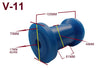 KEEL ROLLER-ADJUSTABLE BRACKET ASSEMBLY WITH 108MM OR 102MM POLYURETHANE ROLLER