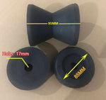 BOAT TRAILER WINCH CARRIER HEADS FOR WINCH POST WITH S/STEEL HEX BOLT