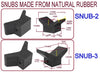 SNUB/V-BLOCK FOR BOAT TRAILERS MADE FROM NATURAL RUBBER