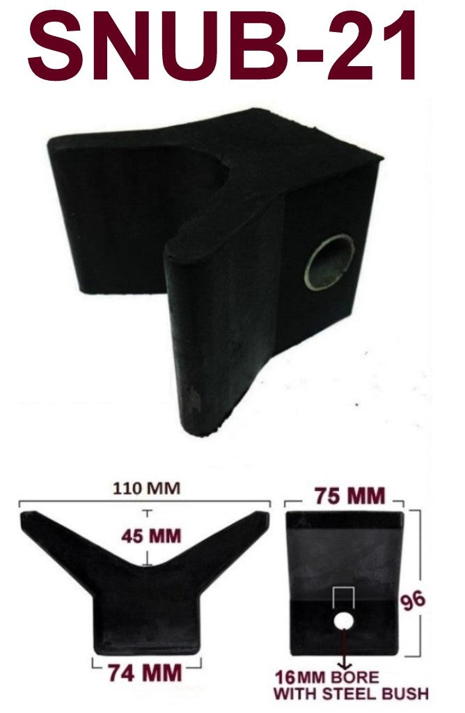 SNUB/V-BLOCK -20 OR -21 FOR BOAT TRAILERS MADE FROM NATURAL RUBBER ...