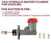 Trailer Hydraulic Master Cylinder  3/4" OR 7/8" for Boat trailer Coupling