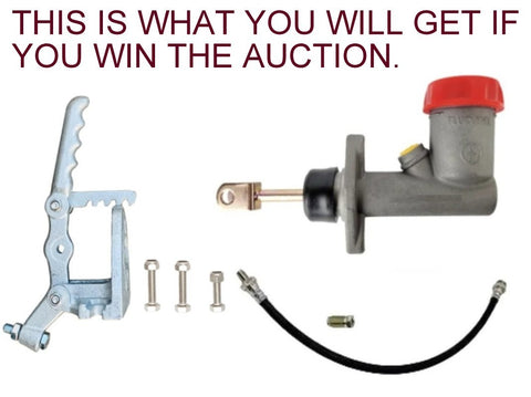 TRAILER 3/4” HYDRAULIC MASTER CYLINDER KIT WITH HANDLE FOR BOAT TRAILERS