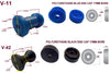 BOAT TRAILER WINCH CARRIER HEADS FOR WINCH POST WITH S/STEEL HEX BOLT