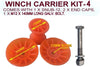 BOAT TRAILER WINCH CARRIER HEADS FOR WINCH POST WITH S/STEEL HEX BOLT