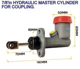 TRAILER 3/4” or 7/8" HYDRAULIC MASTER CYLINDER KIT WITH HANDLE FOR BOAT TRAILERS