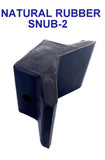 SNUB/V-BLOCK FOR BOAT TRAILERS MADE FROM NATURAL RUBBER