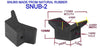 SNUB/V-BLOCK FOR BOAT TRAILERS MADE FROM NATURAL RUBBER
