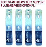 MUDGUARD-GALVANISED STEEL FOR SINGLE AXLE + NON SKID STEP TO SUIT 13"& 14" WHEELS