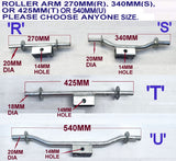 BOAT TRAILER HEAVY DUTY WOBBLE ROLLER SET-2 SET OF 3 WITH FIXED HEIGHT