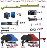 JET SKI ROLLER ASSEMBLY-1820MM LONG WITH UPRIGHT MOUNTING BRACKETS & COVER