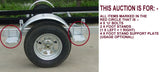 TRAILER GUARDS NON-SLIP FOOT STANDS X 2