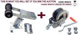 JET SKI Or SMALL TO MEDIUM BOAT WINCH POST + CARRIER + 1200LBS WINCH + SNUB