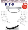 BOAT TRAILER FRONT & REAR LEAF SPRING SINGLE AXLE HANGER-1000 & 1500Kg CAPACITY