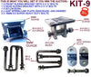 BOAT TRAILER FRONT & REAR LEAF SPRING SINGLE AXLE HANGER-1000 & 1500Kg CAPACITY