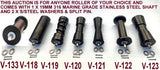 KEEL ROLLER POLYURETHANE WITH 19MM SHAFT.