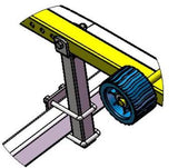 JET SKI ROLLER ASSEMBLY-1820MM LONG WITH UPRIGHT MOUNTING BRACKETS & COVER