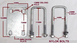 KEEL ROLLER POLYURETHANE -150MM TO 155MM WITH 'T' BRACKET FOR BOAT TRAILERS