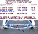 KEEL ROLLERS- 200MM POLYURETHANE ROLLER + 'C' BRACKET + 16MM SHAFT FOR BOAT TRAILER