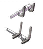 HEAVY DUTY GUIDE ON WITH 306MM SIDE ROLLERS, PAIR BOAT TRAILER GUIDE WITH EXTENDER