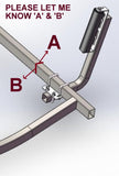 HEAVY DUTY GUIDE ON WITH 306MM SIDE ROLLERS, PAIR BOAT TRAILER GUIDE WITH EXTENDER